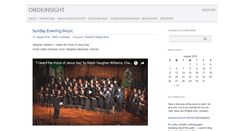 Desktop Screenshot of oboeinsight.com
